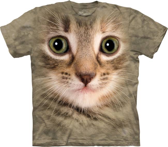 3D футболка с котенком. Производство США!