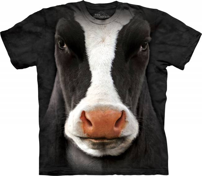 3D футболка с коровой. Производство США!
