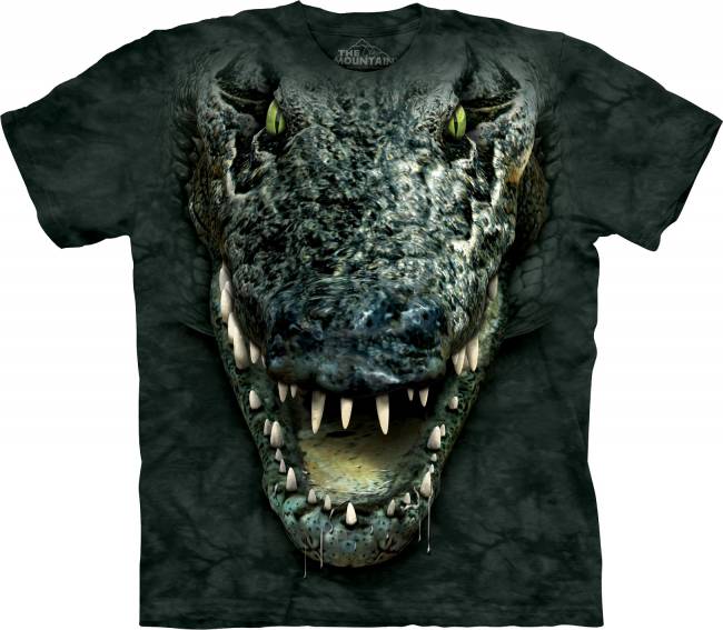 3D футболка с крокодилом. Производство США!