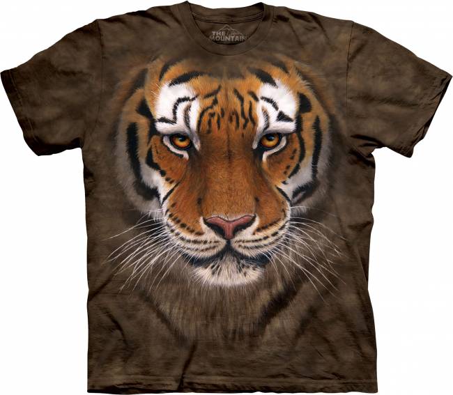 3D футболка с тигром-воином. Производство США!